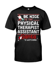 Be Nice To The Physical Therapist Assistant Santa Premium Fit Mens Tee thumbnail