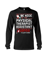Be Nice To The Physical Therapist Assistant Santa Long Sleeve Tee thumbnail