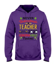 Never Underestimate A Teacher Who Survived 2020 Hooded Sweatshirt tile