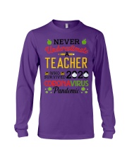 Never Underestimate A Teacher Who Survived 2020 Long Sleeve Tee tile