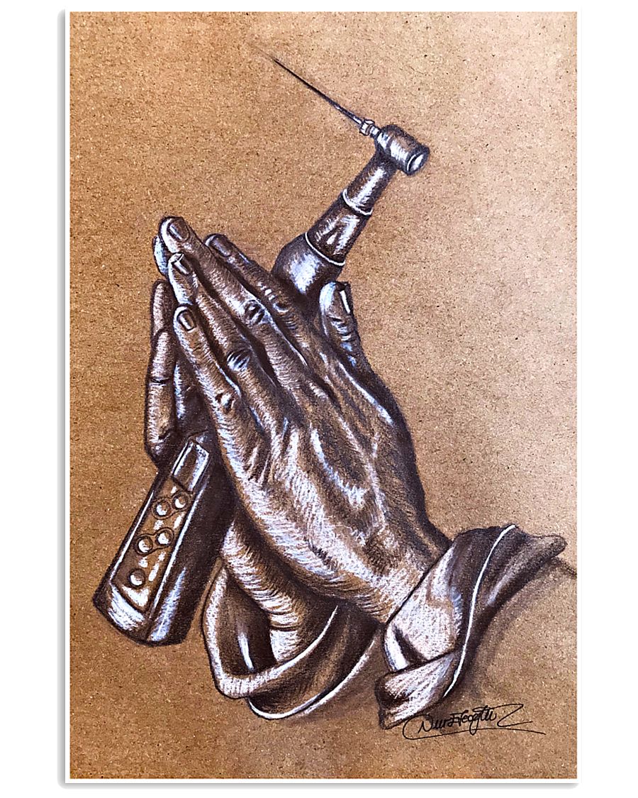 The Praying Hands 11x17 Poster