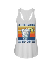 Let the evening Be Gin Martini Cocktail T-Shirt Ladies Flowy Tank thumbnail