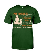 My Boxer and I Are Package Deal Classic T-Shirt thumbnail