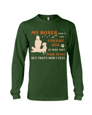 My Boxer and I Are Package Deal Long Sleeve Tee thumbnail