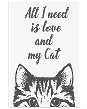 All I need is love and my cat - Classic 16x24 Poster front