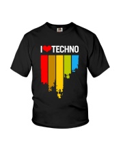 I Love Techno Youth T-Shirt thumbnail
