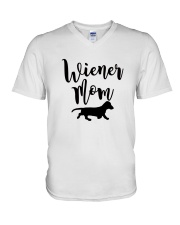 Wiener Mom V-Neck T-Shirt tile