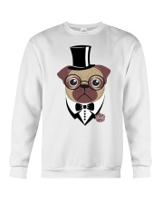Pug Hubs Hubby Crewneck Sweatshirt tile
