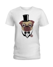 Pug Hubs Hubby Ladies T-Shirt tile