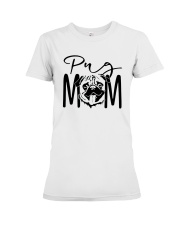 Pug Mom Premium Fit Ladies Tee tile
