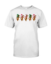 Dachshund Christmas Premium Fit Mens Tee tile