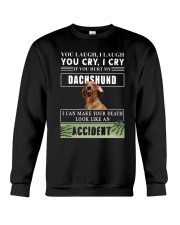 If You Hurt My Dachshund Crewneck Sweatshirt tile