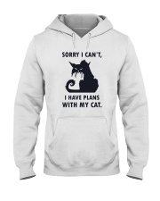 I Have Plans With My Cat Hooded Sweatshirt tile