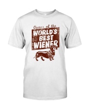 Owner Of The World's Best Wiener Premium Fit Mens Tee tile