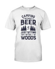 Camping Without Beer Premium Fit Mens Tee tile