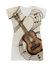 3D PRINT GUITAR T-SHIRT All-over Dress front