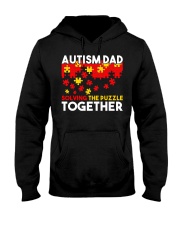 Autism Awareness Shirt Autism Dad Solving The Puzz Hooded Sweatshirt thumbnail