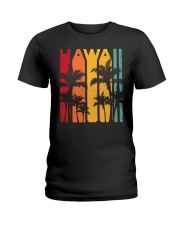 VINTAGE HAWAIIAN T-SHIRT - ALOHA HAWAII Ladies T-Shirt thumbnail