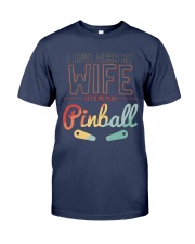 I LOVE WHEN MY WIFE LETS ME PLAY PINBALL FLIPPERS Premium Fit Mens Tee thumbnail