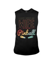 I LOVE WHEN MY WIFE LETS ME PLAY PINBALL FLIPPERS Sleeveless Tee thumbnail