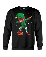 DABBING ELF FOOTBALL DABBING SANTA Crewneck Sweatshirt thumbnail