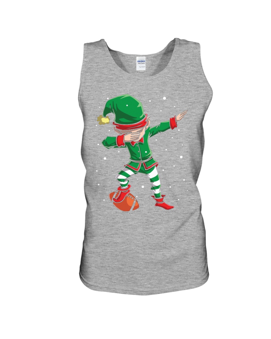 DABBING ELF FOOTBALL DABBING SANTA Unisex Tank