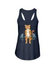 CAT FITNESS GYM LIFTING WEIGHTS Ladies Flowy Tank thumbnail