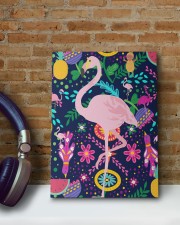 flamingo bird pineapple summer mask 8x10 Easel-Back Gallery Wrapped Canvas aos-easel-back-canvas-pgw-8x10-lifestyle-front-14