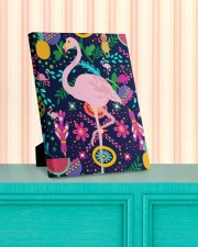flamingo bird pineapple summer mask 8x10 Easel-Back Gallery Wrapped Canvas aos-easel-back-canvas-pgw-8x10-lifestyle-front-15