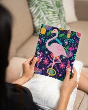 flamingo bird pineapple summer mask 8x10 Easel-Back Gallery Wrapped Canvas aos-easel-back-canvas-pgw-8x10-lifestyle-front-18