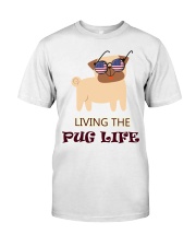 usa Living the pug life shirt Premium Fit Mens Tee thumbnail