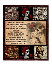Gift For Skull Lover - When I Say I Love You More Quilt tile