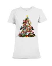 Christmas Owl T Shirt Design - Owl Gifts Custom Premium Fit Ladies Tee tile