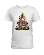 Christmas Owl T Shirt Design - Owl Gifts Custom Ladies T-Shirt tile