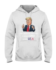It Wasn't DNA It Was USA Hooded Sweatshirt tile