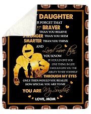 Gift For Daughter - To My Daughter Football Sherpa Fleece Blanket tile