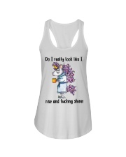 Unicorn T shirt Design - Unicorn Gifts Custom Ladies Flowy Tank tile