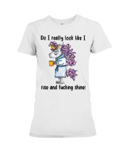 Unicorn T shirt Design - Unicorn Gifts Custom Premium Fit Ladies Tee tile