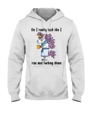 Unicorn T shirt Design - Unicorn Gifts Custom Hooded Sweatshirt tile