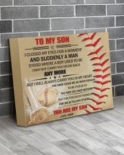 Gift For Son - To My Son Baseball 14x11 Gallery Wrapped Canvas Prints aos-canvas-pgw-14x11-lifestyle-front-12