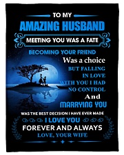 Gift For Husband - To My Husband Meeting You Was Small Fleece Blanket - 30" x 40" front