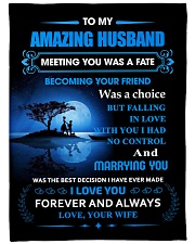 Gift For Husband - To My Husband Meeting You Was Fleece Blanket tile