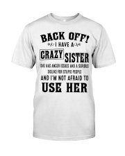Sister T Shirt Design - Gifts For Sister Custom Classic T-Shirt front