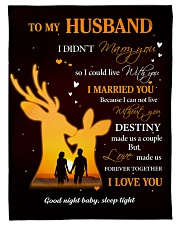 Gift For Husband Deer - Gifts For Hunters Small Fleece Blanket - 30" x 40" front
