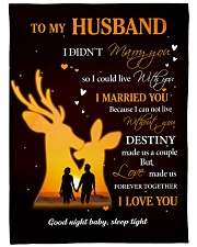 Gift For Husband Deer - Gifts For Hunters Fleece Blanket tile