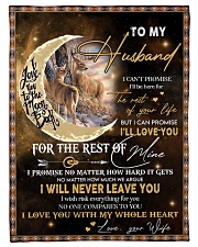 Gift For Husband Deer - Gifts For Hunters Custom Small Fleece Blanket - 30" x 40" front