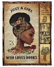 Just A Girl Who Loves Books - Gift For Book Lovers Small Fleece Blanket - 30" x 40" front