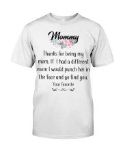 Mom T Shirt Design - Gift For Mom Custom Classic T-Shirt front