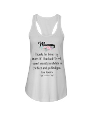 Mom T Shirt Design - Gift For Mom Custom Ladies Flowy Tank tile