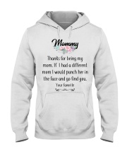 Mom T Shirt Design - Gift For Mom Custom Hooded Sweatshirt tile